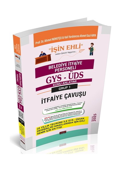 Gys-Üds Belediye Itfaiye Personeli 1. Grup Itfaiye Çavuşu Konu Anlatımı Savaş Yayınları 2025