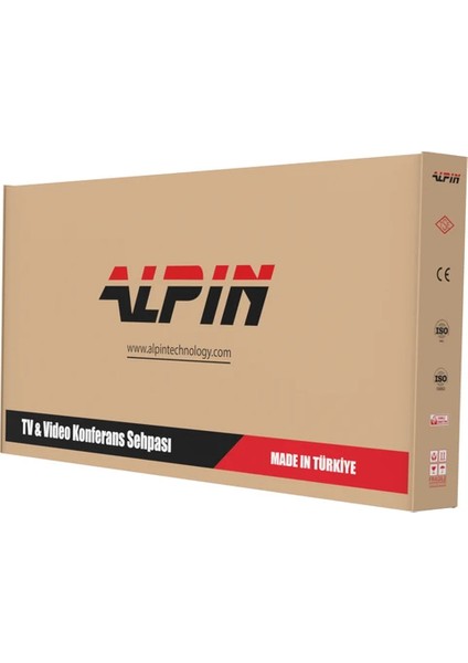 TV/Fuar Standı Bilgisayar Askı Aparatlı Sabit Ayaklı Metal TV Ünitesi 40” inç -75” inç