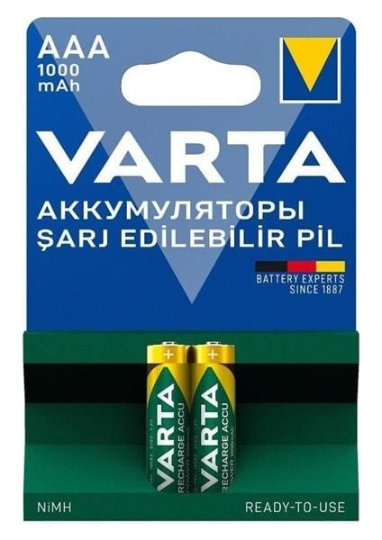 Varta 5703 1.2V 1000 Mah Şarjlı Aaa Kalem Pil (2'li Paket)