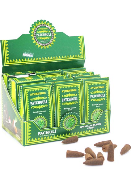 Ayurvedic Konik (Geri Akış) Tütsü Patchouli Aromalı