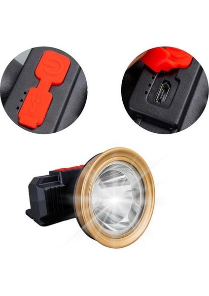 Powermaster MX-81003 2 Watt Micro-Usb Şarjlı 1200MAH 3 Modlu Kafa Lambası Feneri