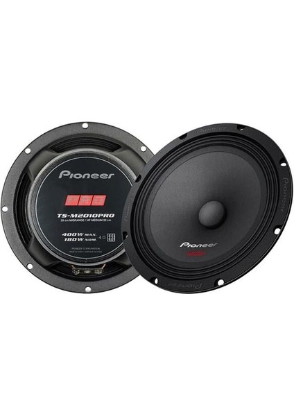 Pioneer TS-M2010PRO 400 Watt 20CM Midrange Oto Hoparlör (2li Paket)