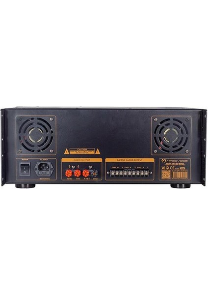Magicvoice MV-1215 Usb-Bt-Uk Rms 200W - MAX.1600W 6 Zon Trafolu Küp Mixer Anfi modelleri