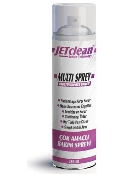 Jetclean Wd-40 250 ml Pas Sökücü Multisprey