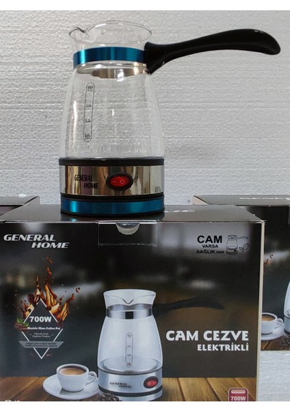 Cz-47 Elektrikli Cam Cezve, Cam Türk Kahve Makinesi