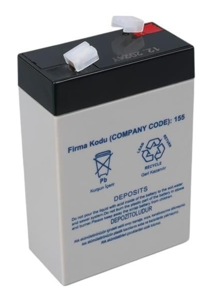 Yokohama Yh-62.8 6 Volt - 2.8 Amper Dik Akü (66X33X97 Mm) fiyatları