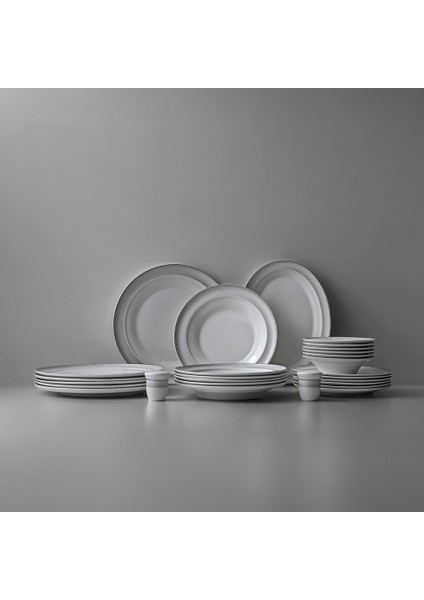 Camelia Platin Yaldızlı 28 Parça Porselen Yemek Takımı fiyatları