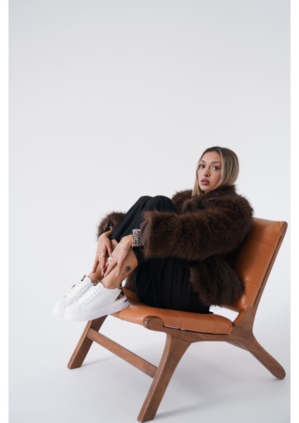 Vega Premium Leopar Detaylı Beyaz Kadın Sneaker modelleri