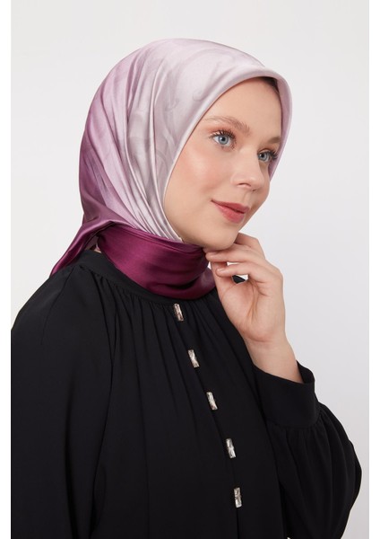 Gül Kurusu Gölge Desen Cool Eşarp