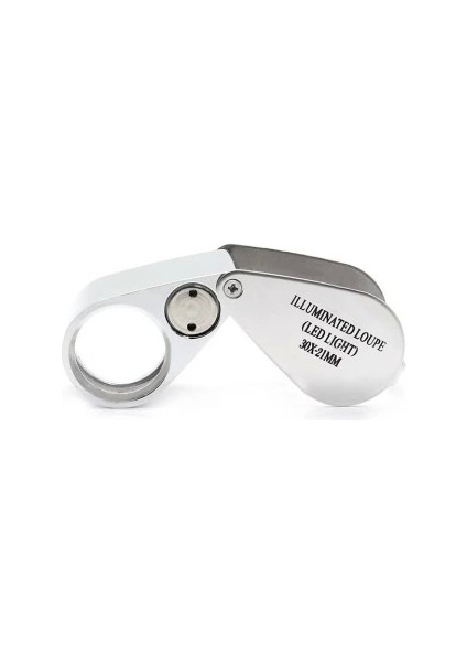 Kontrol, Için Özel Kutulu Metal Işıklı Lup 30X21