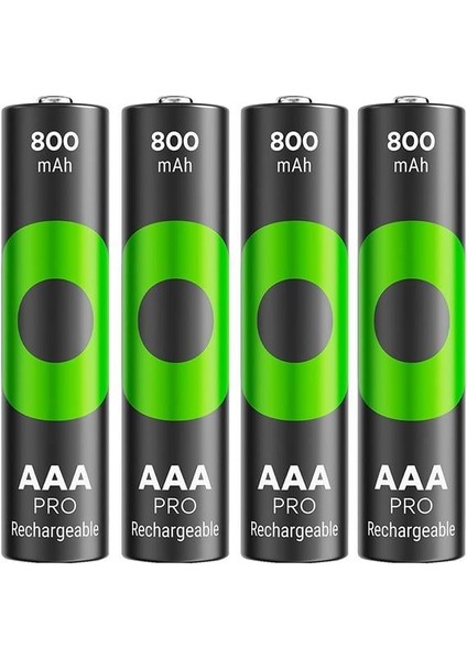 Gp Recyko Pro 800 Mah Ni-Mh 1.2 Volt Aaa Ince Kalem Şarjlı Pil 4lü Paket