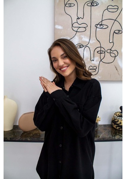 Siyah Yıkamalı Gömlek ve Pantolon Takım fiyatları