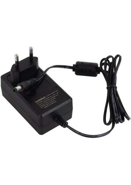 Weko 9 Volt - 3 Amper 5.5x2.5 Uçlu Priz Tipi Plastik Kasa Adaptör modelleri