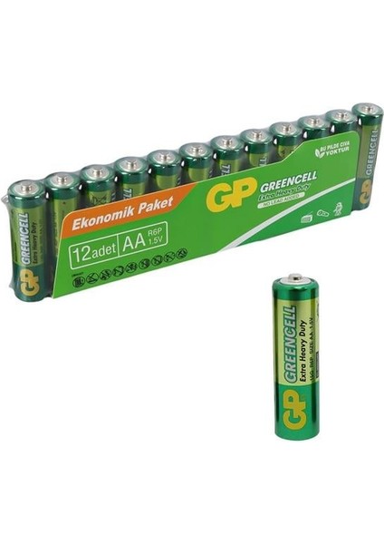 Gp 15G-2VS12 Aa Kalem Pil 12'li Paket