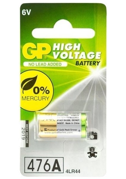 Gp 476A 6 Volt Alkalin Pil (4LR44)