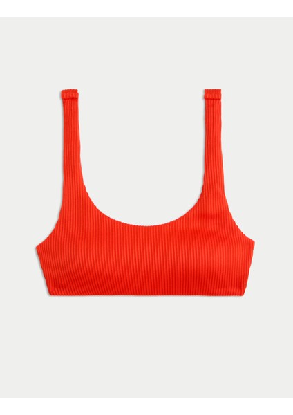 Fitilli Destekli Yuvarlak Yaka Bikini Üstü indirimleri