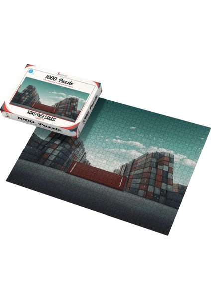 1000 Parça Puzzle Konteyner Sahası
