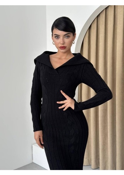 Vienne Yarasa Yaka Elbise