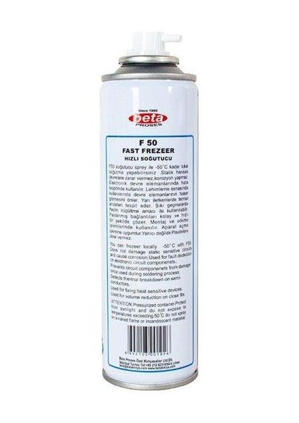 Beta 200 ml Soğutucu Sprey