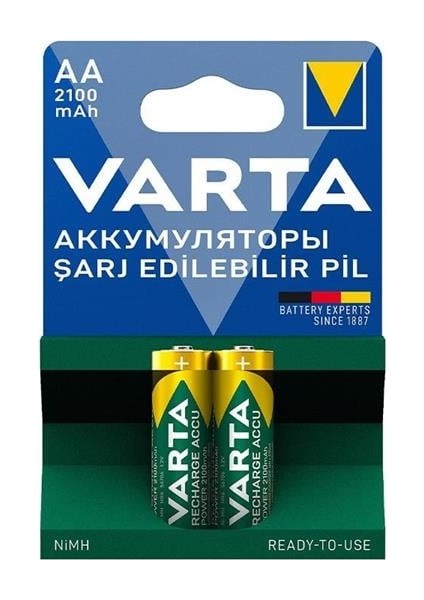 Varta 56706 1.2V 2100 Mah Şarjlı Aa Kalem Pil (2'li Paket)