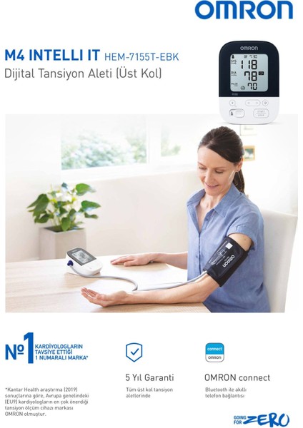 M4 Elektronik Üst Koldan Tansiyon Aleti