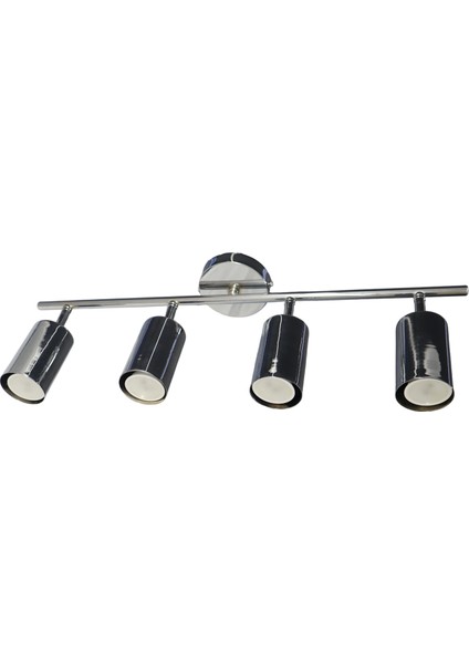 Lüks Spot Krom 4'lü Modern Avize