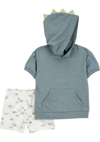 Küçük Erkek Çocuk Şortlu Set