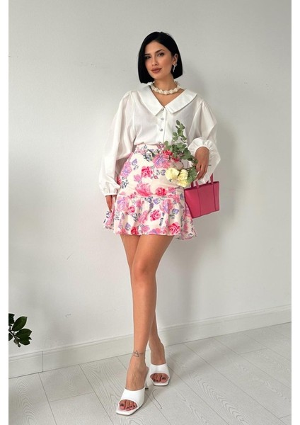 Desenli Çiçekli Etek fiyatları