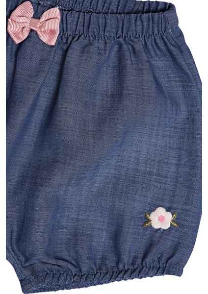 Ip Askılı Çiçek Şeritli Kız Çocuk Bebek 2'li Set fırsatları