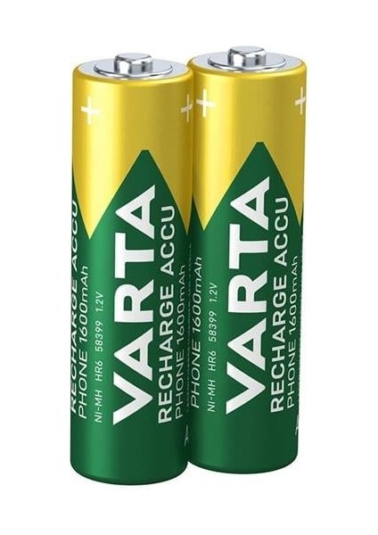 Varta T399 1.2V 1600 Mah Şarjlı Aa Kalem Pil (2'li Paket) fiyatları