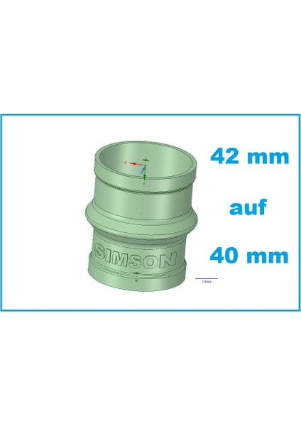 Simson S51 Ayar Girişi 40 mm Ila 42 mm Karbüratör Tpu (Plastik Aparattır!!!)