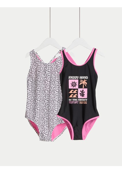2'li Leopar Desenli Mayo (6-16 Yaş)