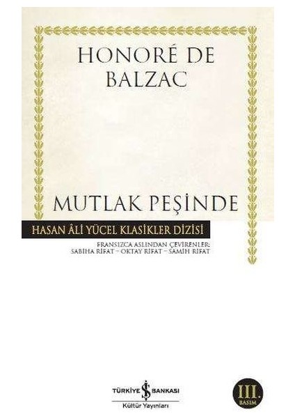 Mutlak Peşinde - Hasan Ali Yücel Klasikleri