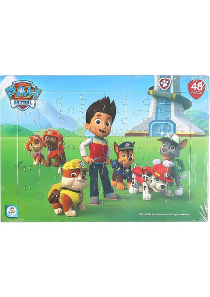 PW7919 Paw Patrol Frame Puzzle 48 Parça -Laço