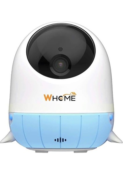 Whome Yapay Zeka Destekli 2k Ptz Gece Görüşlü Mavi Wifi Bebek Güvenlik Kamerası (128 GB Tf Kart Dest