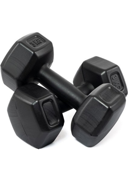 2 Adet x 3 kg Moccadiamond 2 Adet x 3 kg Dambıl Seti Vucut Geliştirme Aleti Dumbell