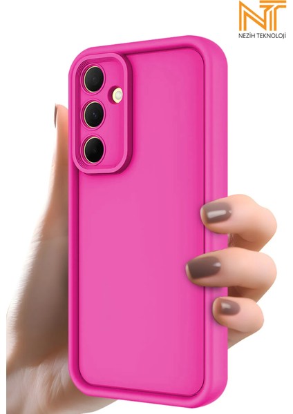 Samsung A35 Uyumlu Kamera Korumalı Parlak Stil Tasarım Kapak