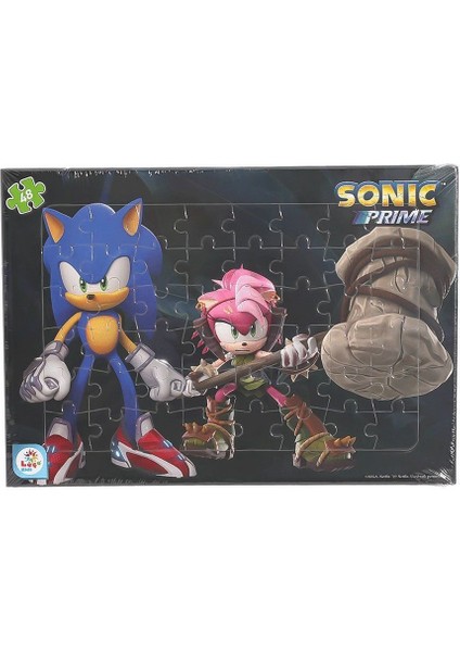 SO7868 Sonic 48 Parça Frame Puzzle -Laço Kids