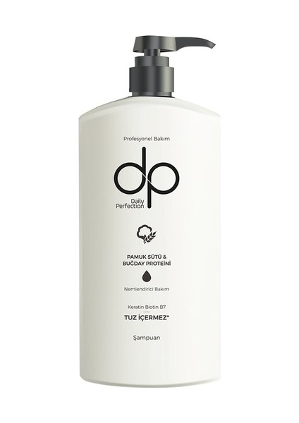 Daily Perfection Pamuk Sütü & Buğday Özlü Tuzsuz Şampuan 800 ml