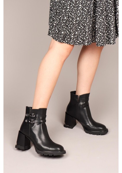 Leticia Topuklu Kadın Bot Siyah fırsatları