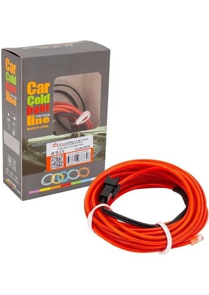 Powermaster PM-6076 5 Metre 5 Volt USB Adaptörlü Neon Kırmızı Ip Aydınlatma