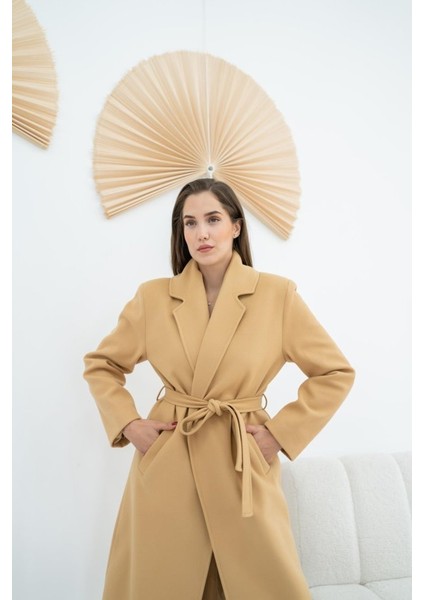 Camel Kuşaklı Midi Kaban indirimleri