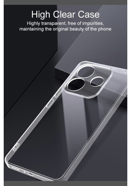 Xiaomi Redmi Note 14 5g Kılıf Transparent Soft Şeffaf
