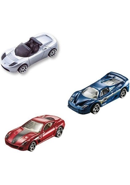 Hot Wheels 3'lü Araba Seti - K5904 (Lisinya)