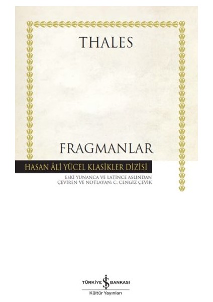 Fragmanlar - Hasan Ali Yücel Klasikleri