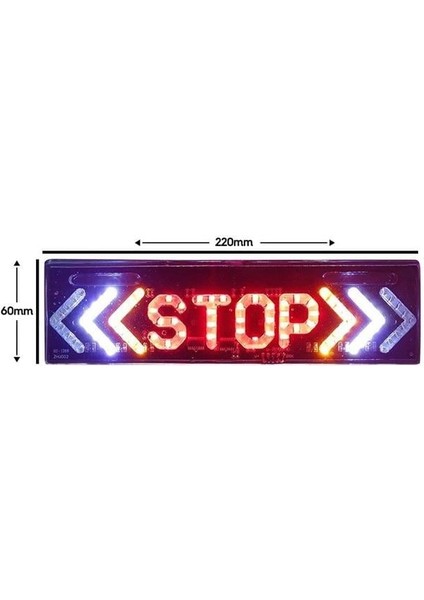 Elektrikli Işaret Cihazı Oklu Stop Büyük