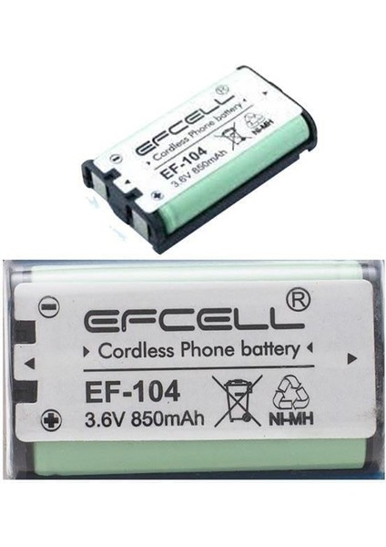 Efcell EF-104 3.6 V-850MA Panasonic Telsiz Telefon Pili