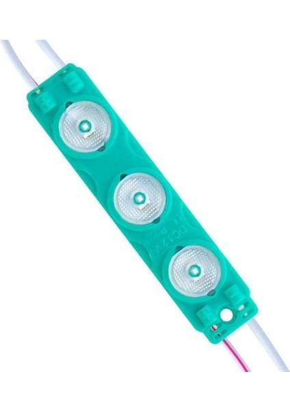 Powermaster 12 Volt 1.5 Watt Yeşil 2835 73 x 16 mm IP65 195 - 210 Lümen 170 Derece Modül LED