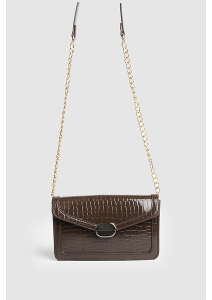 Kadın Lave Kroko Askılı Çanta Kahve fiyatları