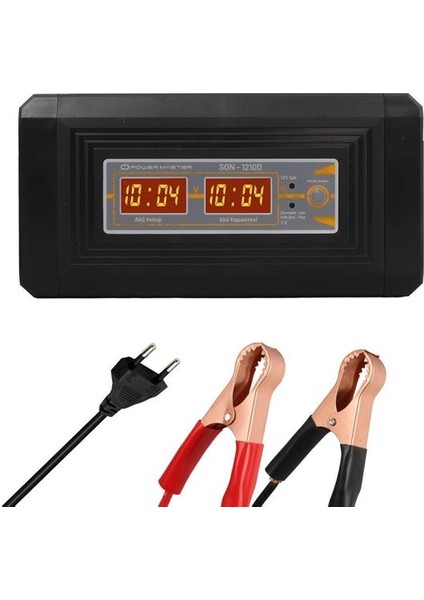 Powermaster SON-1210D 12 Volt 10 Amper Akıllı Akü Şarj Cihazı